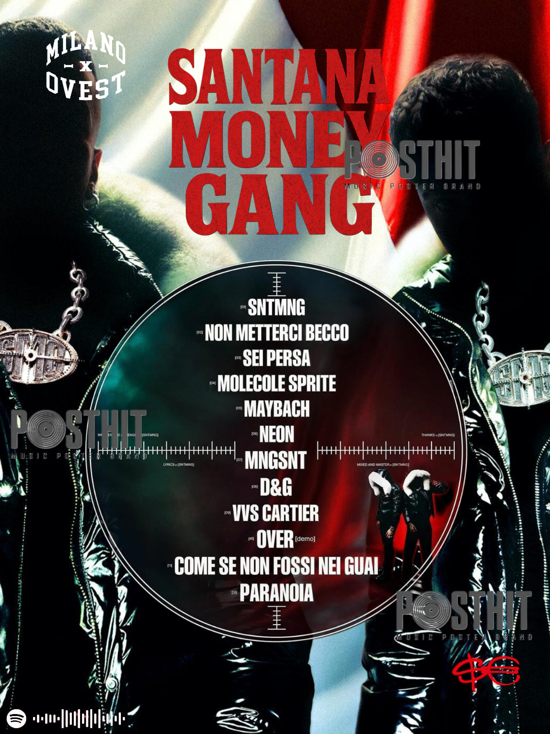 Santana Money Gang Shiva & Sfera Ebbasta PostHit