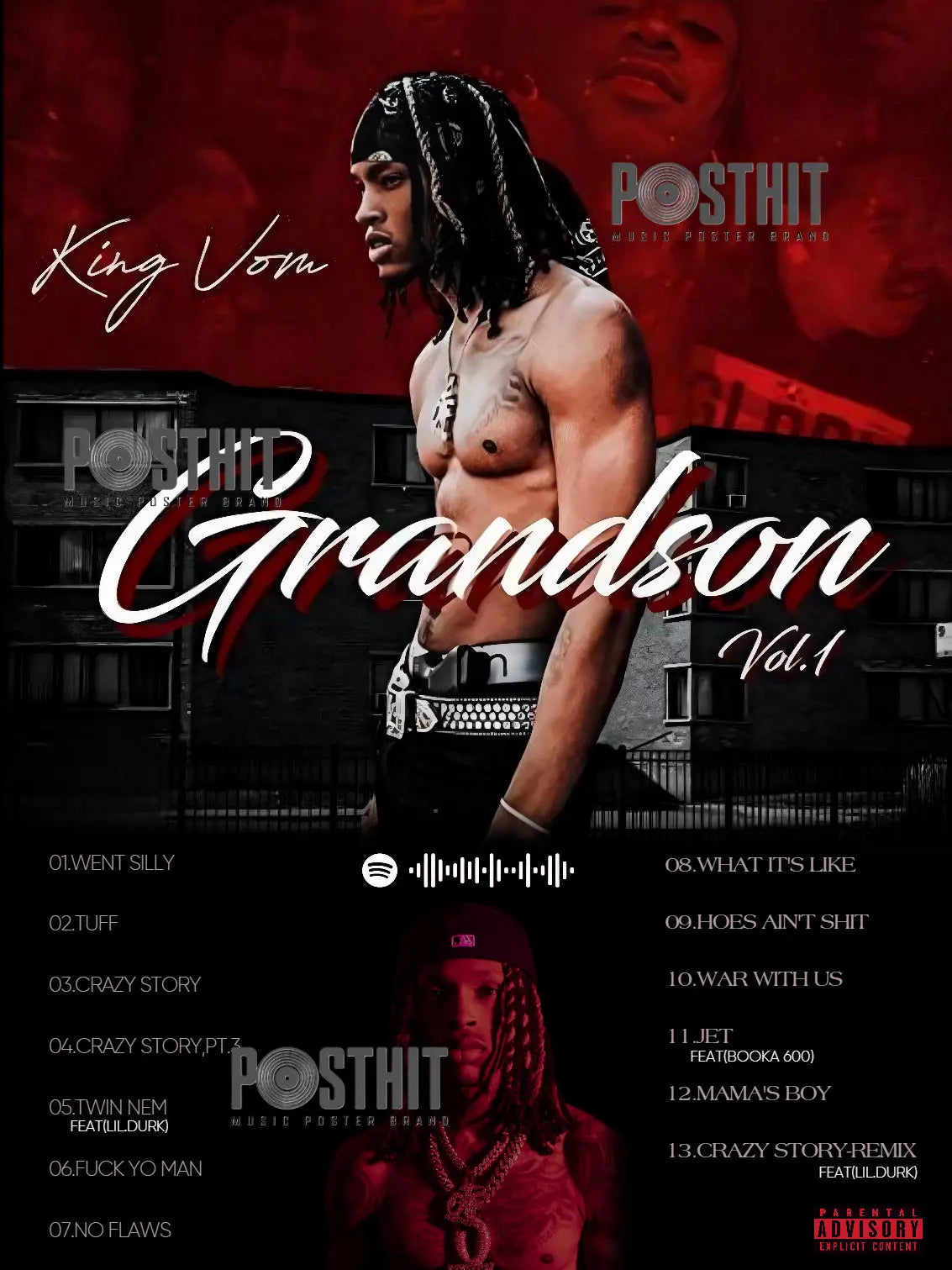King Von Grandson Vol 1 PostHit