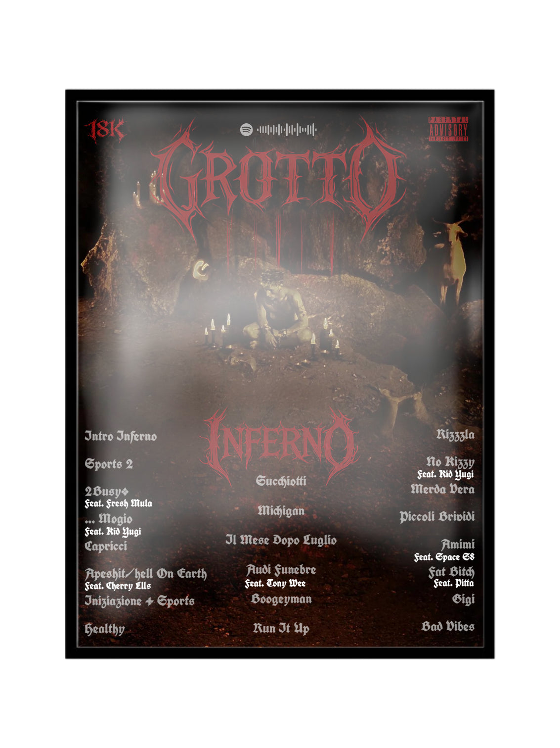 Grotto Inferno 18K PostHit